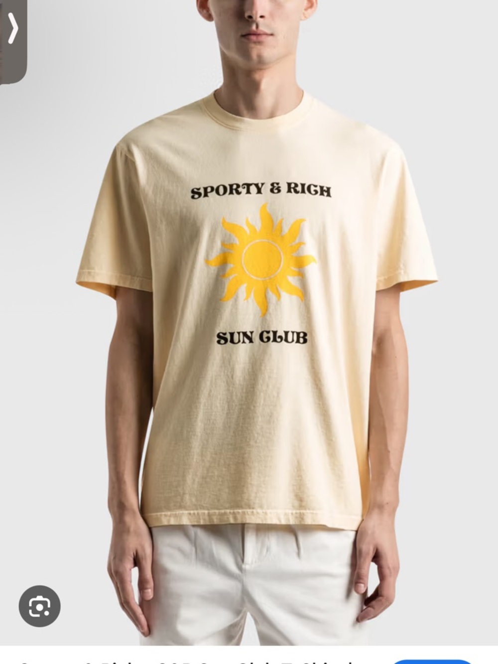 Sporty and Rich Sun club shirt